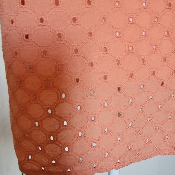 Blouse Top AVA & VIV  Sz X Terracotta 100% Cotton - Picture 6 of 6